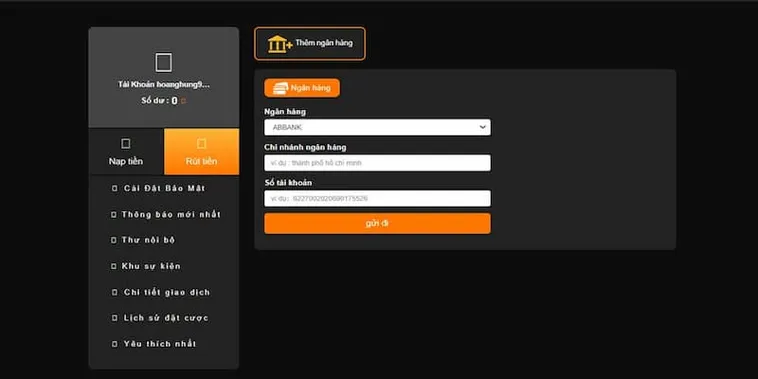 Rút Tiền ABC8 Nhanh Chóng An Toàn Thu Lợi Nhuận Lớn